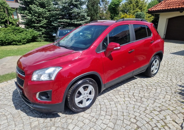 Chevrolet Trax cena 35999 przebieg: 124000, rok produkcji 2014 z Bieruń małe 172